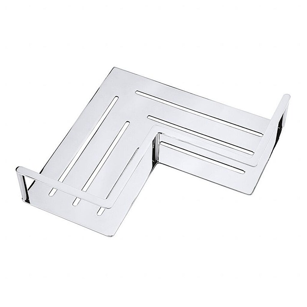 Brillantbad BYTRO Eckseifenkorb Edelstahl Chrom poliert 250x335x65 mm f&uuml;r Bad & WC >> zum Bohren - Bild 1