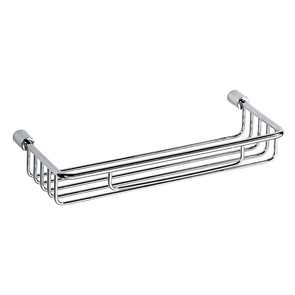 Brillantbad BYTRO Seifenkorb Messing Chrom poliert 130x235x58 mm f&uuml;r Bad & WC >> zum Bohren - Bild 1