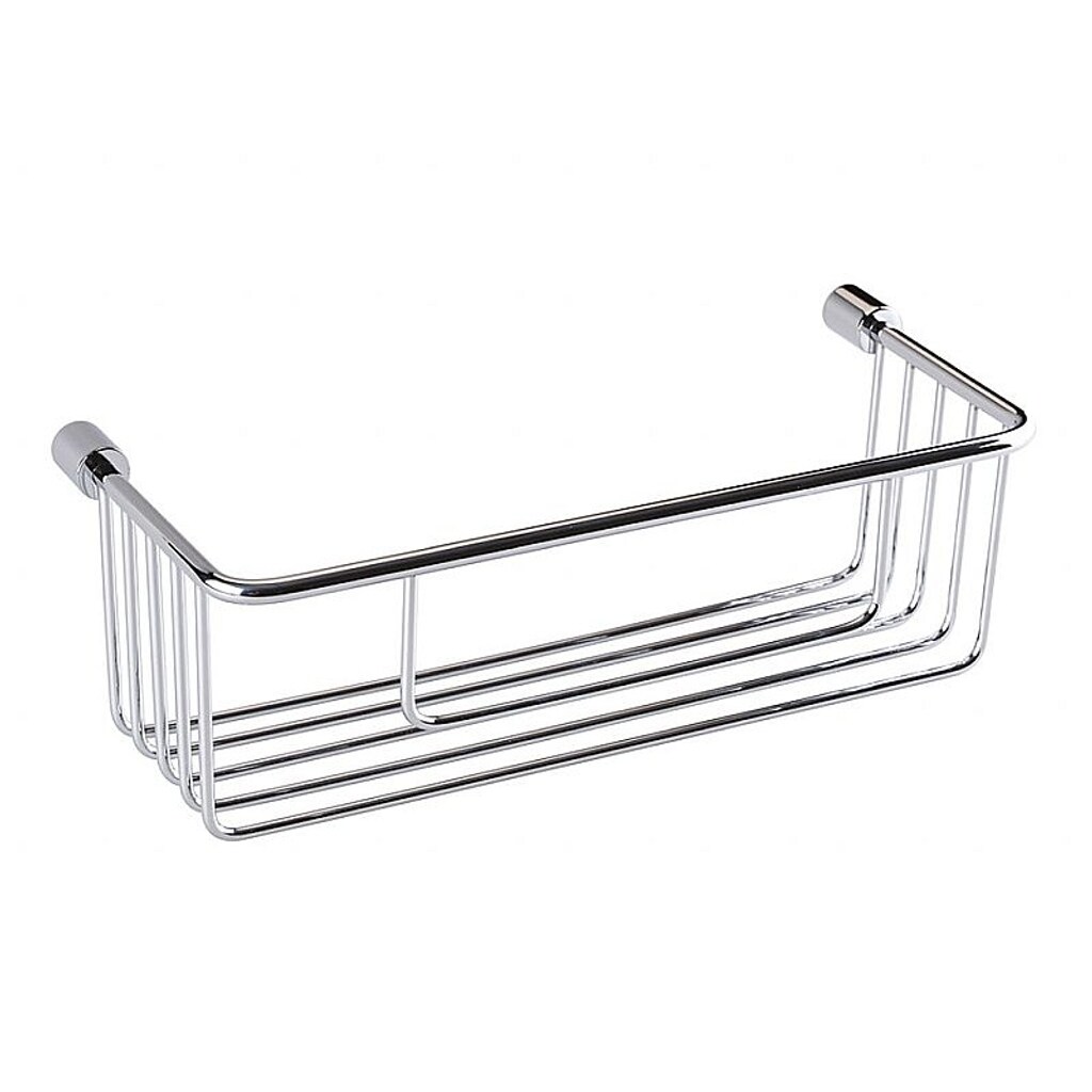 Brillantbad BYTRO Seifenkorb Messing Chrom poliert 135x320x110 mm für Bad & WC >> zum Bohren