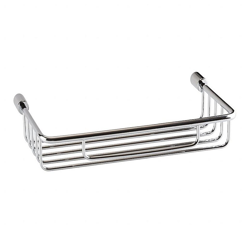 Brillantbad BYTRO Seifenkorb Messing Chrom poliert 100x155x25 mm f&uuml;r Bad & WC >> zum Bohren - Bild 1