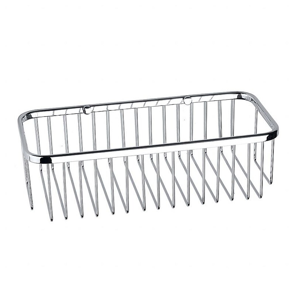 Brillantbad BYTRO Seifenkorb Messing Chrom poliert 145x305x90 mm für Bad & WC >> zum Bohren