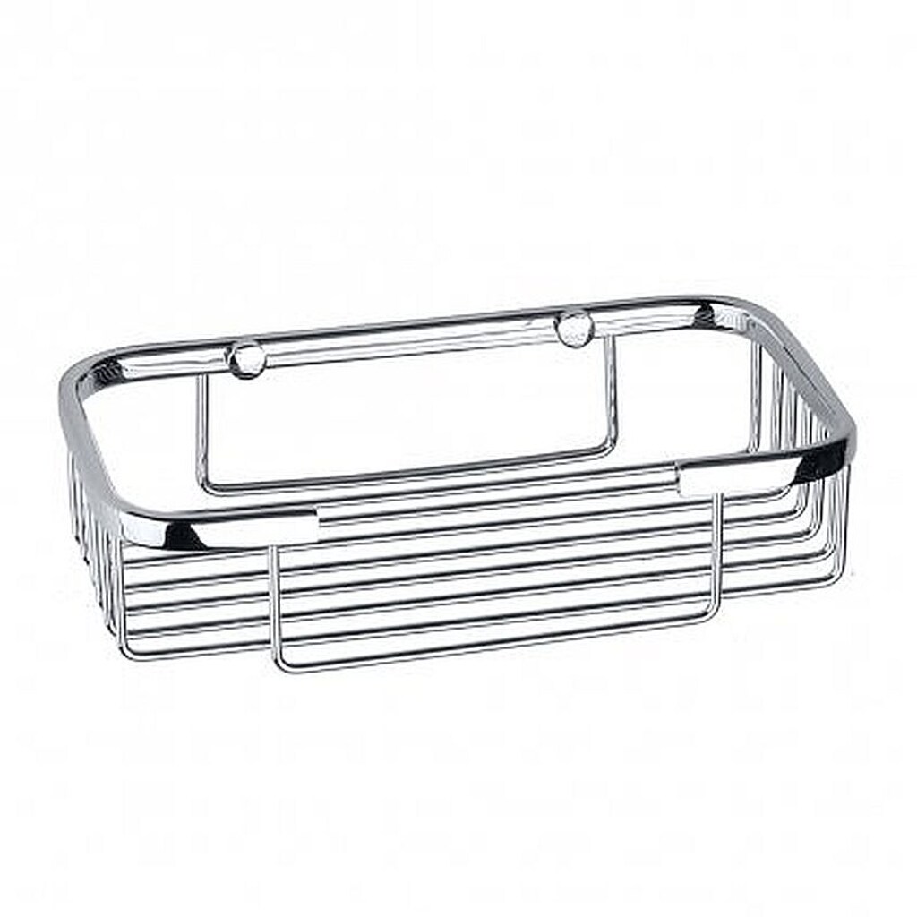 Brillantbad BYTRO Seifenkorb Messing Chrom poliert 120x210x50 mm f&uuml;r Bad & WC >> zum Bohren - Bild 1