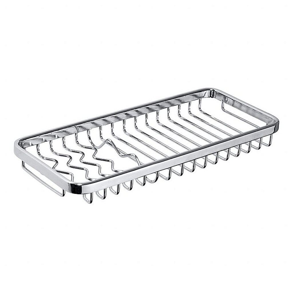 Brillantbad BYTRO Seifenkorb Messing Chrom poliert 130x300x30 mm f&uuml;r Bad & WC >> zum Bohren - Bild 1