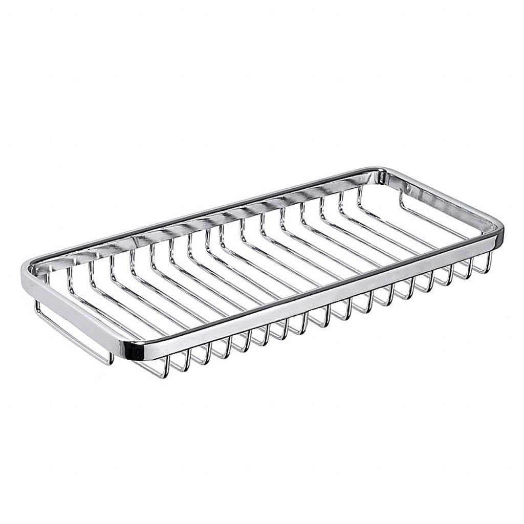 Brillantbad BYTRO Seifenkorb Messing Chrom poliert 145x305x40 mm f&uuml;r Bad & WC >> zum Bohren - Bild 1