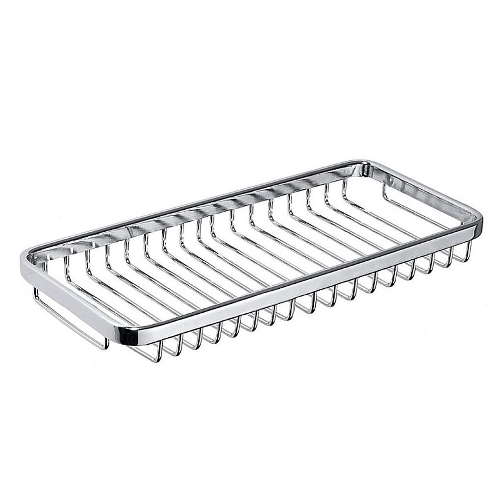 Brillantbad BYTRO Seifenkorb Messing Chrom poliert 145x305x40 mm für Bad & WC >> zum Bohren