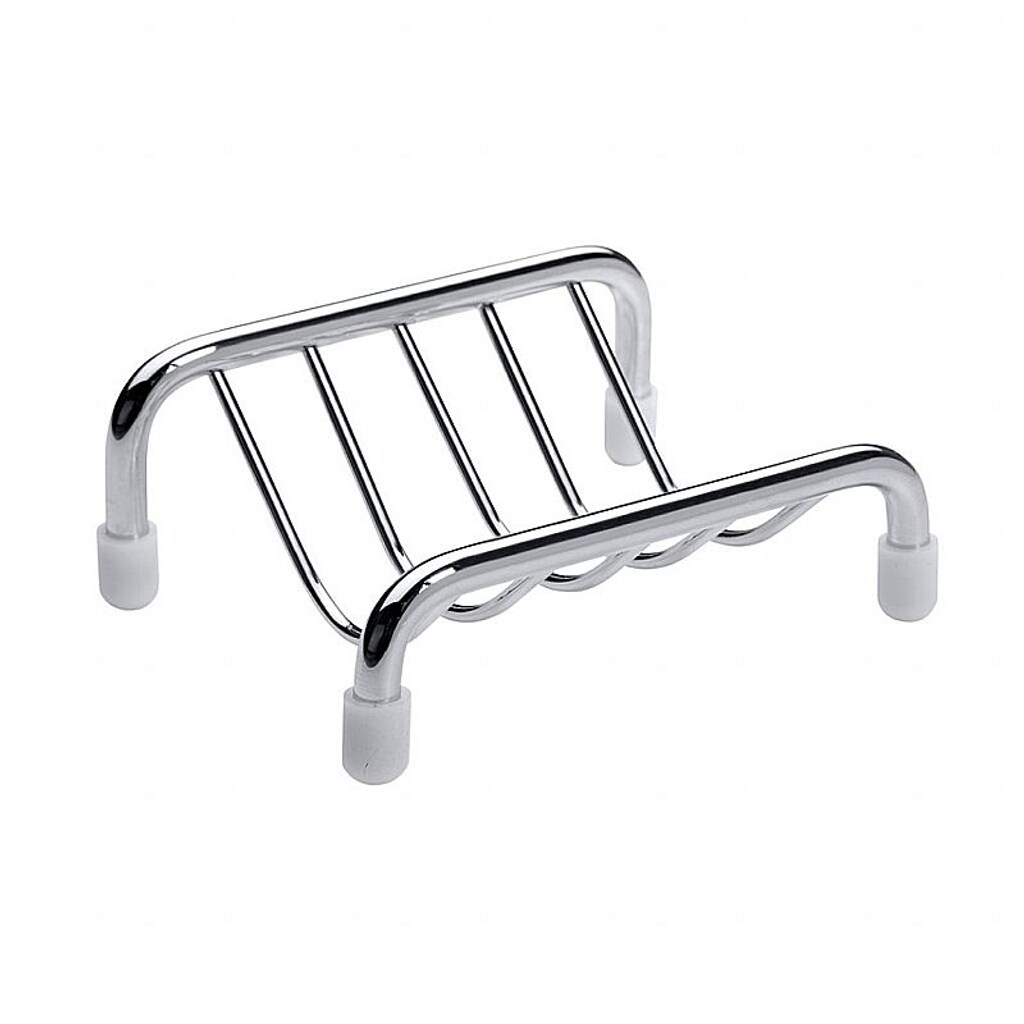 Brillantbad BYTRO Seifenkorb freistehend Messing Chrom poliert 75x95x30 mm f&uuml;r Bad & WC >> Freistehend anwendbar - Bild 1