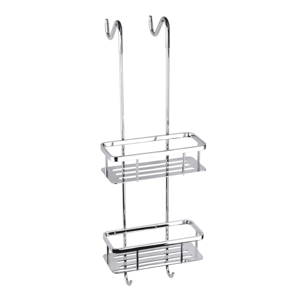 Brillantbad BYTRO Doppelseifenkorb Edelstahl Messing poliert 205x250x705 mm für Bad & WC >> zum Einhängen