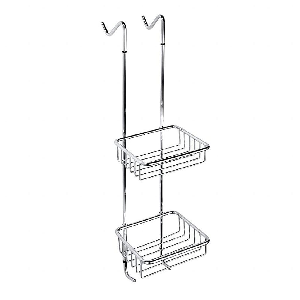 Brillantbad BYTRO Doppelseifenkorb Messing Chrom poliert 260x170x700 mm f&uuml;r Bad & WC >> zum Einh&auml;ngen - Bild 1