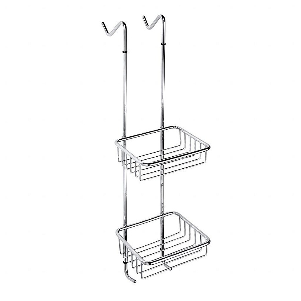 Brillantbad BYTRO Doppelseifenkorb Messing Chrom poliert 260x170x700 mm für Bad & WC >> zum Einhängen