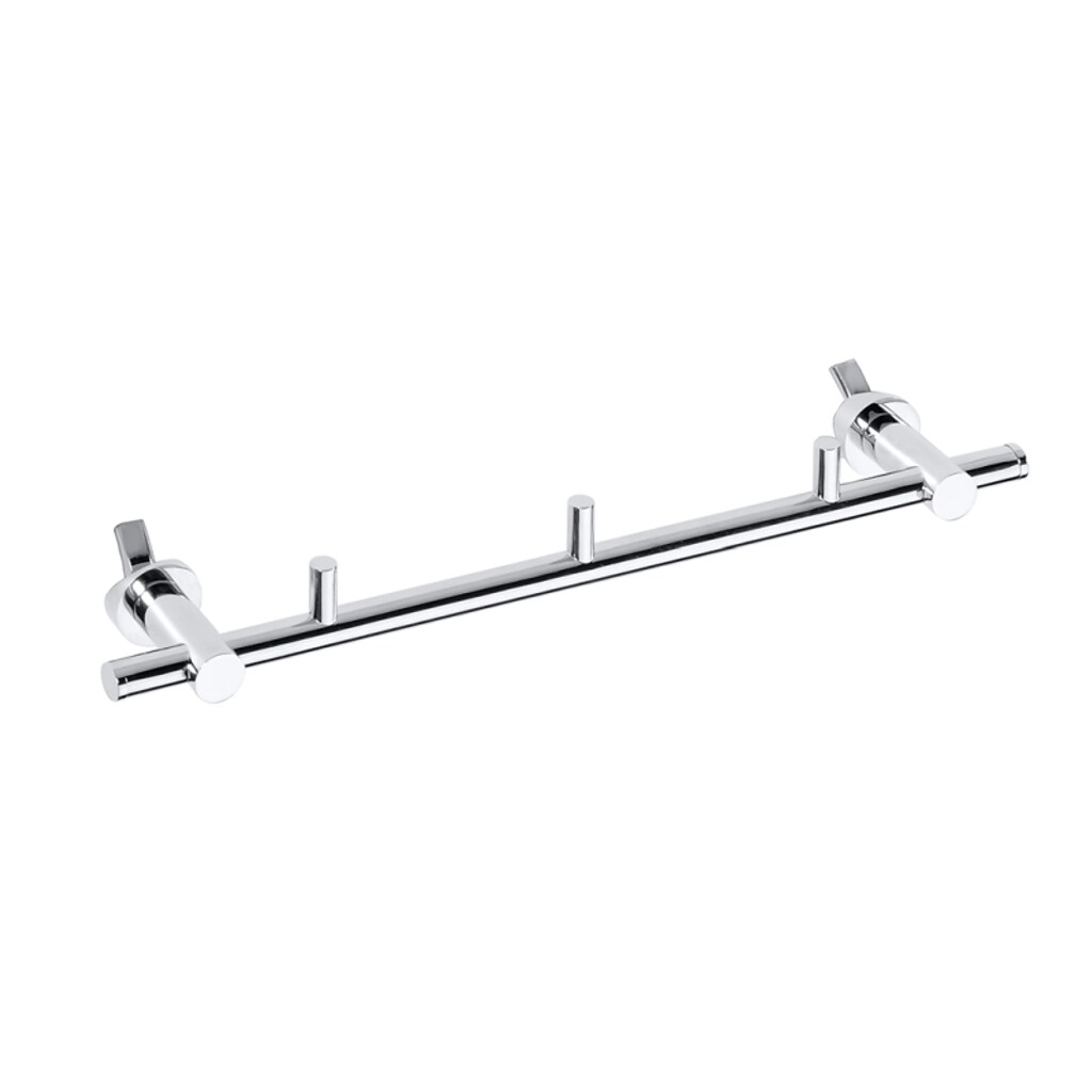 Brillantbad BAWELL Heizkörperhandtuchhalter Messing Chrom 90x355x40 mm für Bad & Küche >> zum Festschrauben