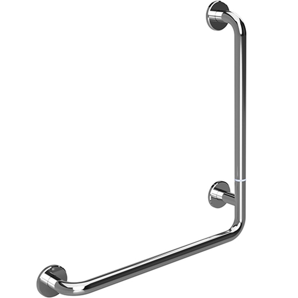 Brillantbad BELP Duschgriff Steckbar Rechts Edelstahl poliert mit Abdeckung 110x630x680 mm, 120 kg Traglast f&uuml;r Bad & WC >> zum Bohren - Bild 1