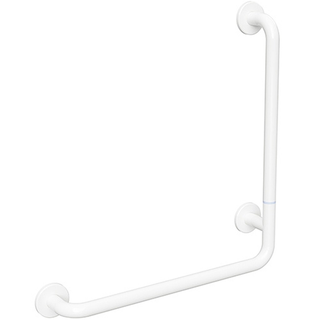 Brillantbad BELP Duschgriff Steckbar Rechts Eisen Weiß mit Abdeckung 110x630x680 mm, 120 kg Traglast für Bad & WC >> zum Bohren