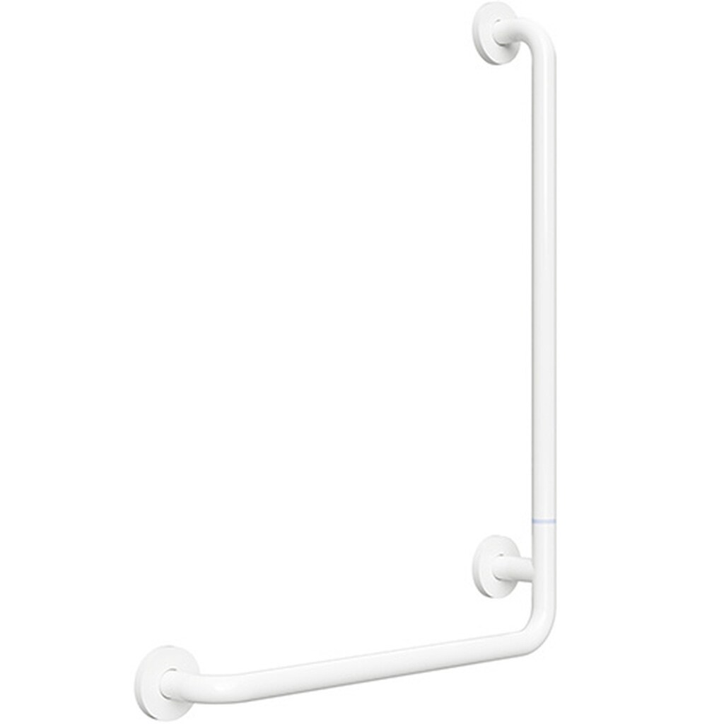 Brillantbad BELP Duschgriff Steckbar Rechts Eisen Weiß mit Abdeckung 110x630x890 mm, 120 kg Traglast für Bad & WC >> zum Bohren
