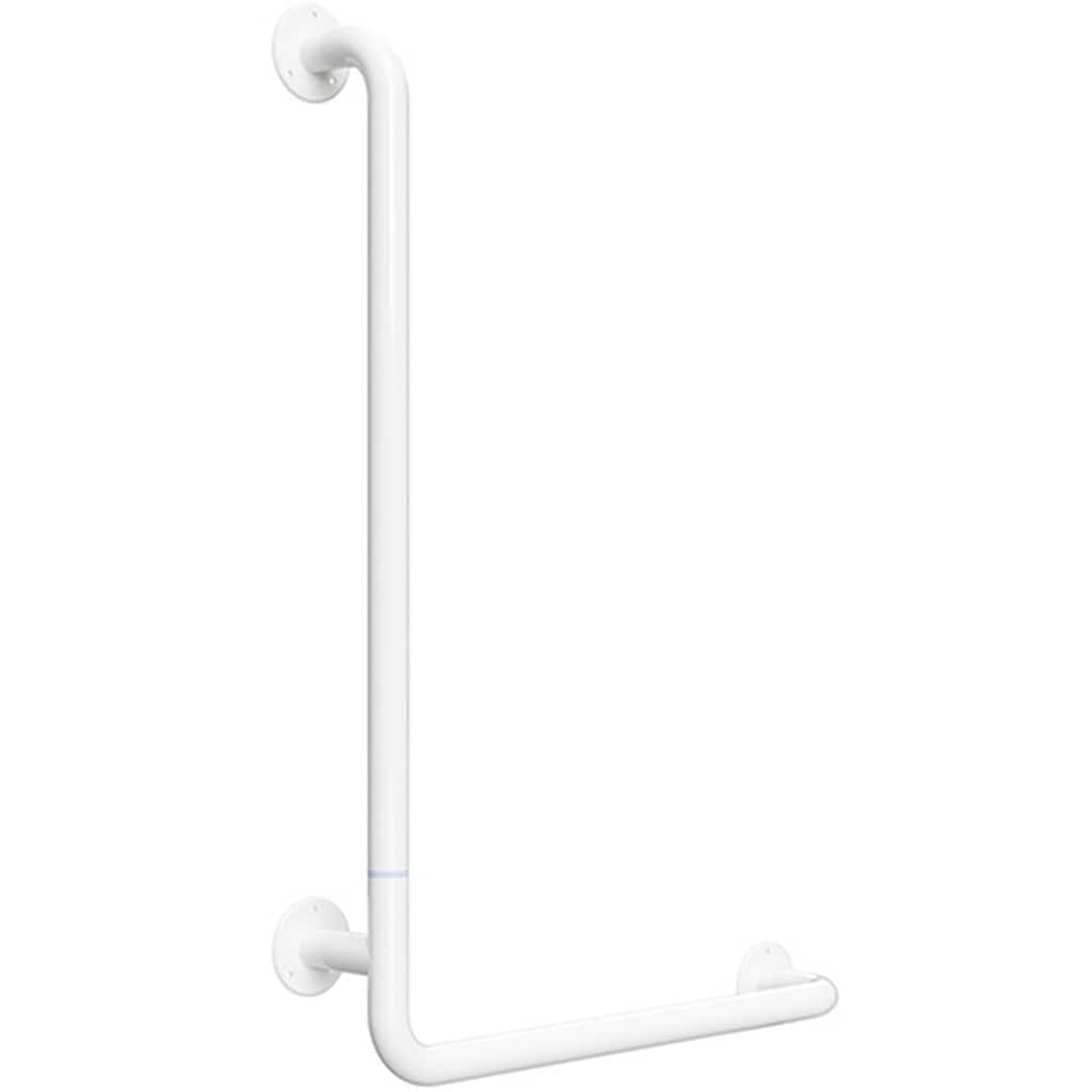 Brillantbad BELP Duschgriff Steckbar Links Eisen Wei&szlig; 110x625x885 mm, 120 kg Traglast f&uuml;r Bad & WC >> zum Bohren - Bild 1
