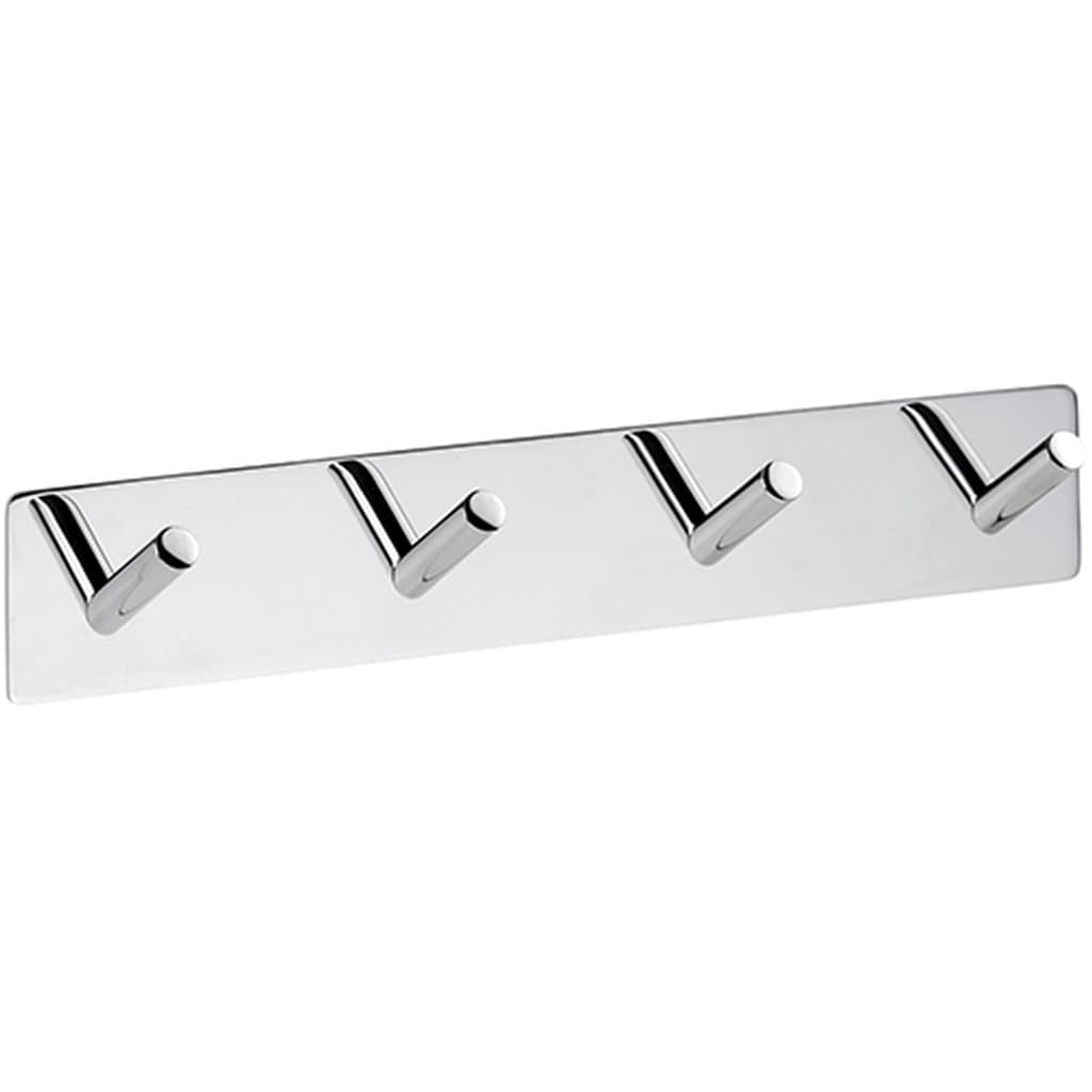 Brillantbad BEASY Hakenleiste Edelstahl poliert 38x255x45 mm f&uuml;r Bad & K&uuml;che >> zum Kleben - Bild 1