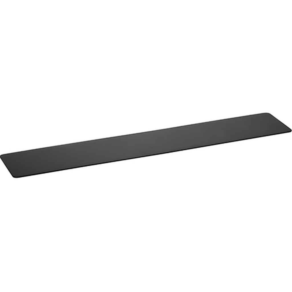 Brillantbad BORGANIC BLACK Ablage Edelstahl Schwarz 110x600x22 mm für Bad & WC >> zum Bohren