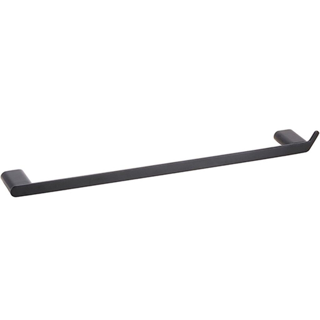 Brillantbad BORGANIC BLACK Handtuchhalter Edelstahl Schwarz 59x555x38 mm f&uuml;r Bad & K&uuml;che >> zum Bohren - Bild 1