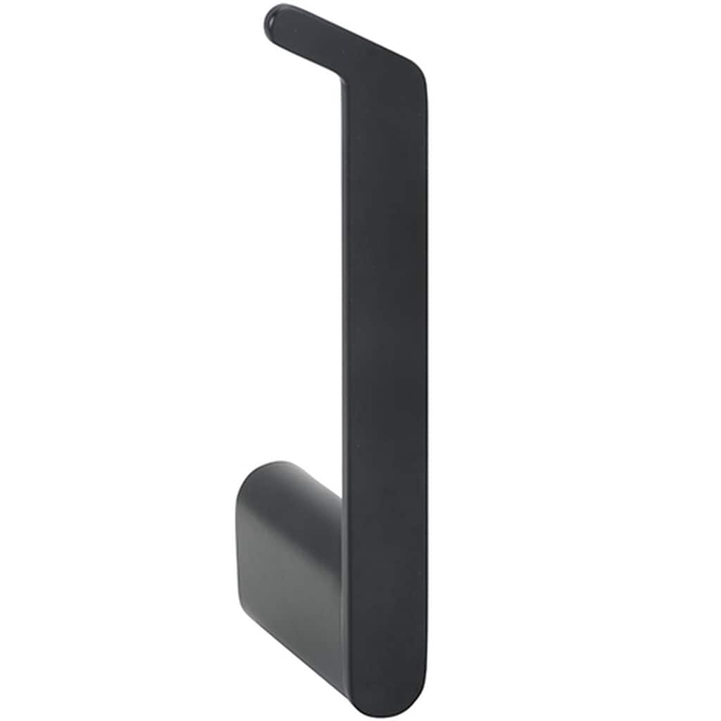 Brillantbad BORGANIC BLACK Reservepapierrollenhalter Edelstahl Schwarz 59x38x165 mm f&uuml;r Bad & WC >> zum Bohren - Bild 1