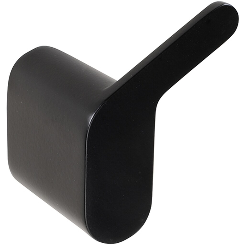 Brillantbad BORGANIC BLACK Kleiderhaken Edelstahl Zink Schwarz 39x44x58 mm f&uuml;r Bad & K&uuml;che >> zum Bohren - Bild 1