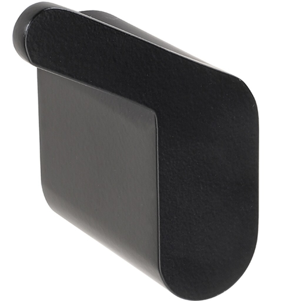 Brillantbad BORGANIC BLACK Kleiderhaken Links Edelstahl Zink Schwarz 39x44x58 mm f&uuml;r Bad & K&uuml;che >> zum Bohren - Bild 1