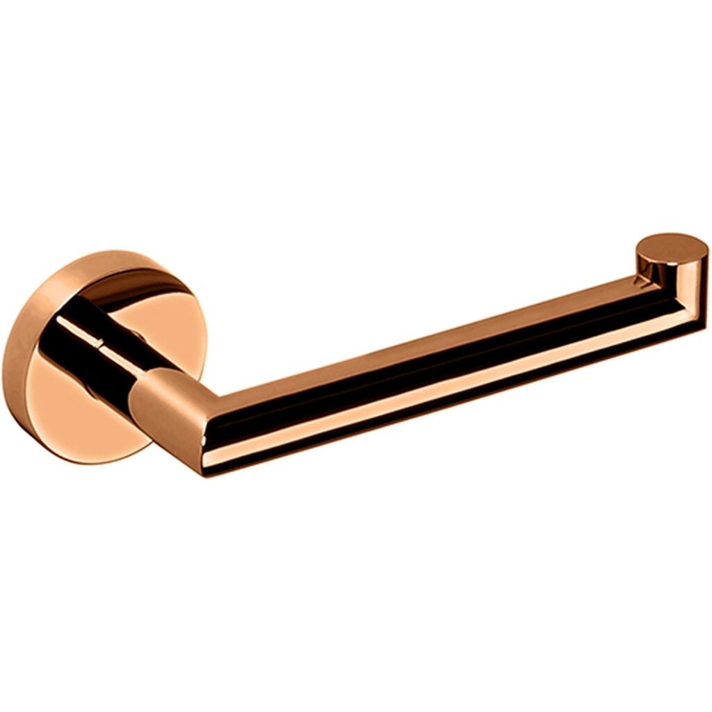 Brillantbad BORAL Papierrollenhalter ohne Deckel Messing Gold Kupfer poliert 70x175x55 mm für Bad & WC >> zum Bohren | 04250657526514