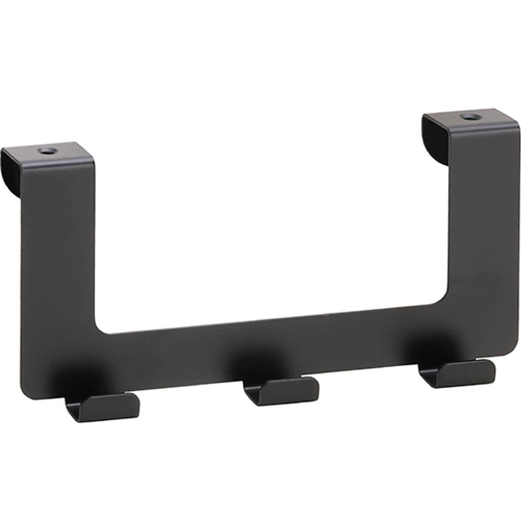 Brillantbad BARK Dreifachhaken Edelstahl Schwarz 34x175x85 mm f&uuml;r Bad & K&uuml;che >> zum Einh&auml;ngen - Bild 1