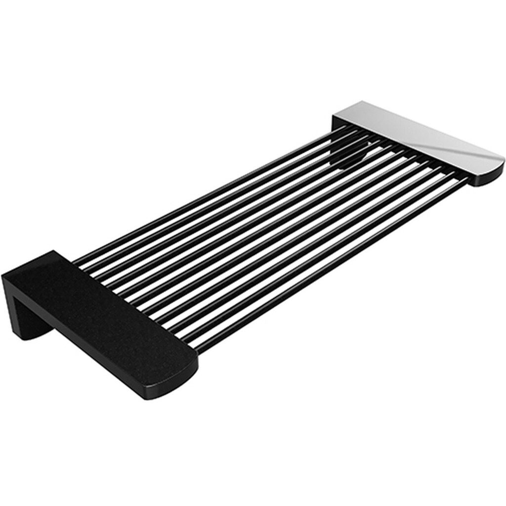 Brillantbad BARK Duschablage Messing Schwarz 110x270x40 mm für Bad & WC >> zum Bohren
