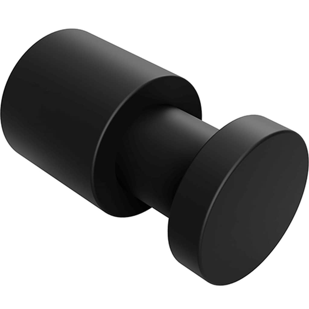 Brillantbad BARK Kleiderhaken Messing Schwarz 30x16x16 mm f&uuml;r Bad & K&uuml;che >> zum Bohren - Bild 1