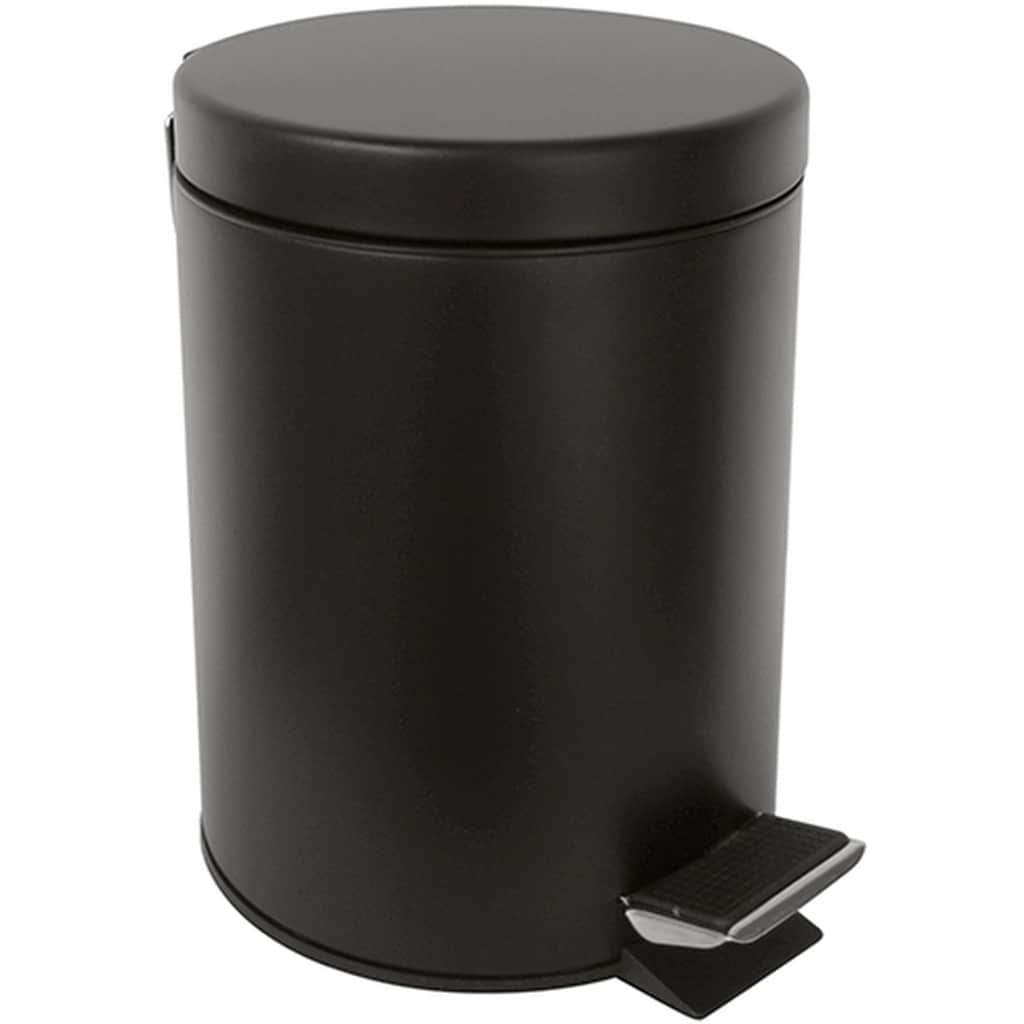 Brillantbad BARK Abfalleimer Messing Schwarz "Soft Close" 170x170x255 mm, 3 Ltr f&uuml;r Bad & K&uuml;che >> Freistehend anwendbar - Bild 1