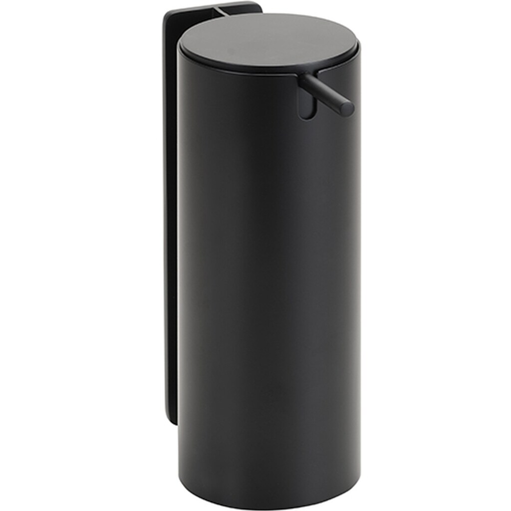 Brillantbad BEASY Seifenspender Edelstahl Schwarz 120x66x165 mm, 300 ml für Bad & Küche >> zum Kleben