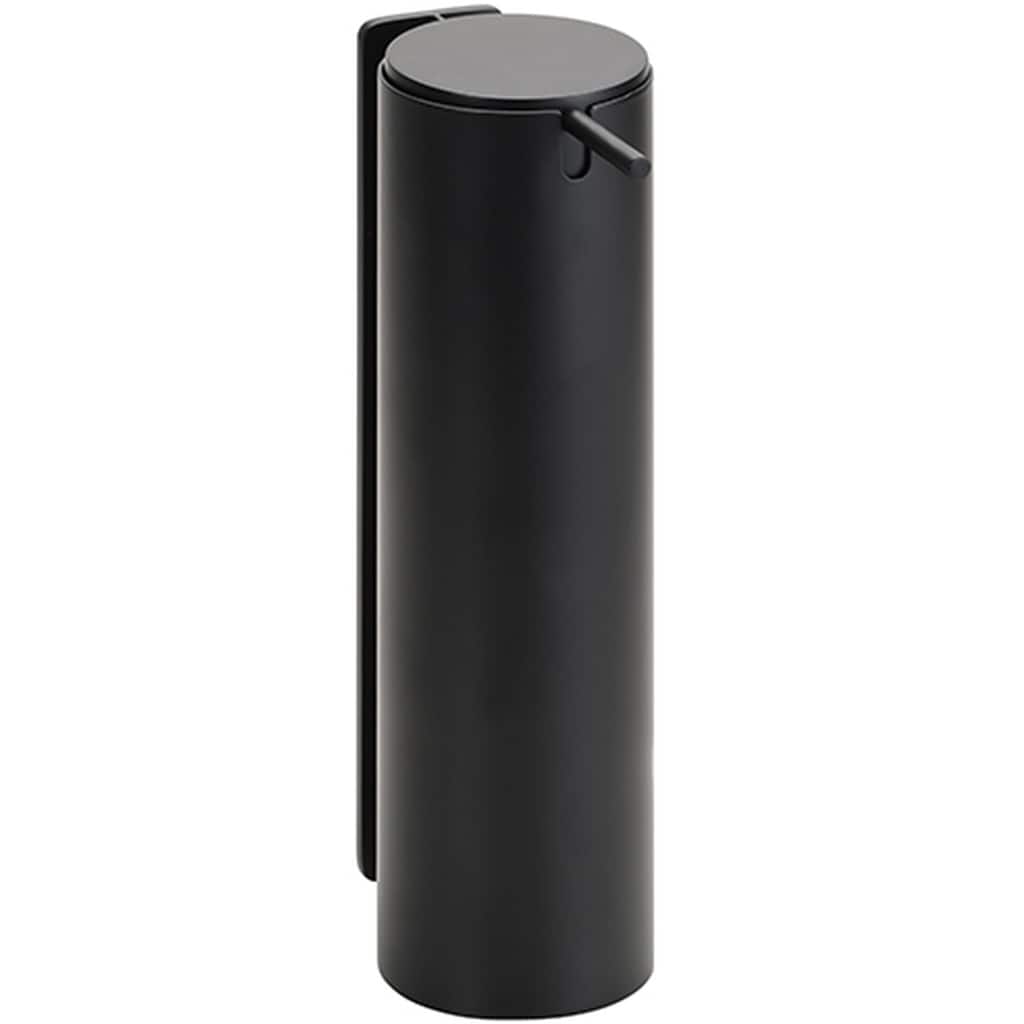 Brillantbad BEASY Seifenspender Edelstahl Schwarz 120x66x235 mm, 500 ml f&uuml;r Bad & K&uuml;che >> zum Kleben - Bild 1