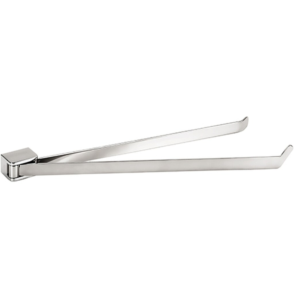 Brillantbad BORGANIC Doppelhandtuchhalter drehbar Edelstahl Chrom 445x62x42 mm f&uuml;r Bad & K&uuml;che >> zum Bohren - Bild 1