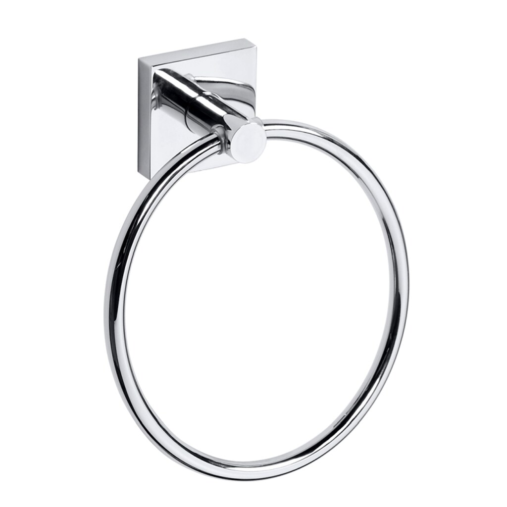 Brillantbad META Handtuchring Messing Chrom 50x168x188 mm f&uuml;r Bad & K&uuml;che >> zum Bohren - Bild 1