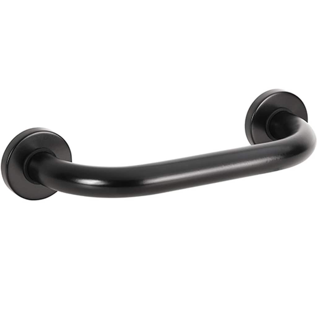 Brillantbad BELP Haltegriff Eisen Gummi Schwarz 106x380x80 mm, 120 kg Traglast f&uuml;r Bad & WC >> zum Bohren - Bild 1