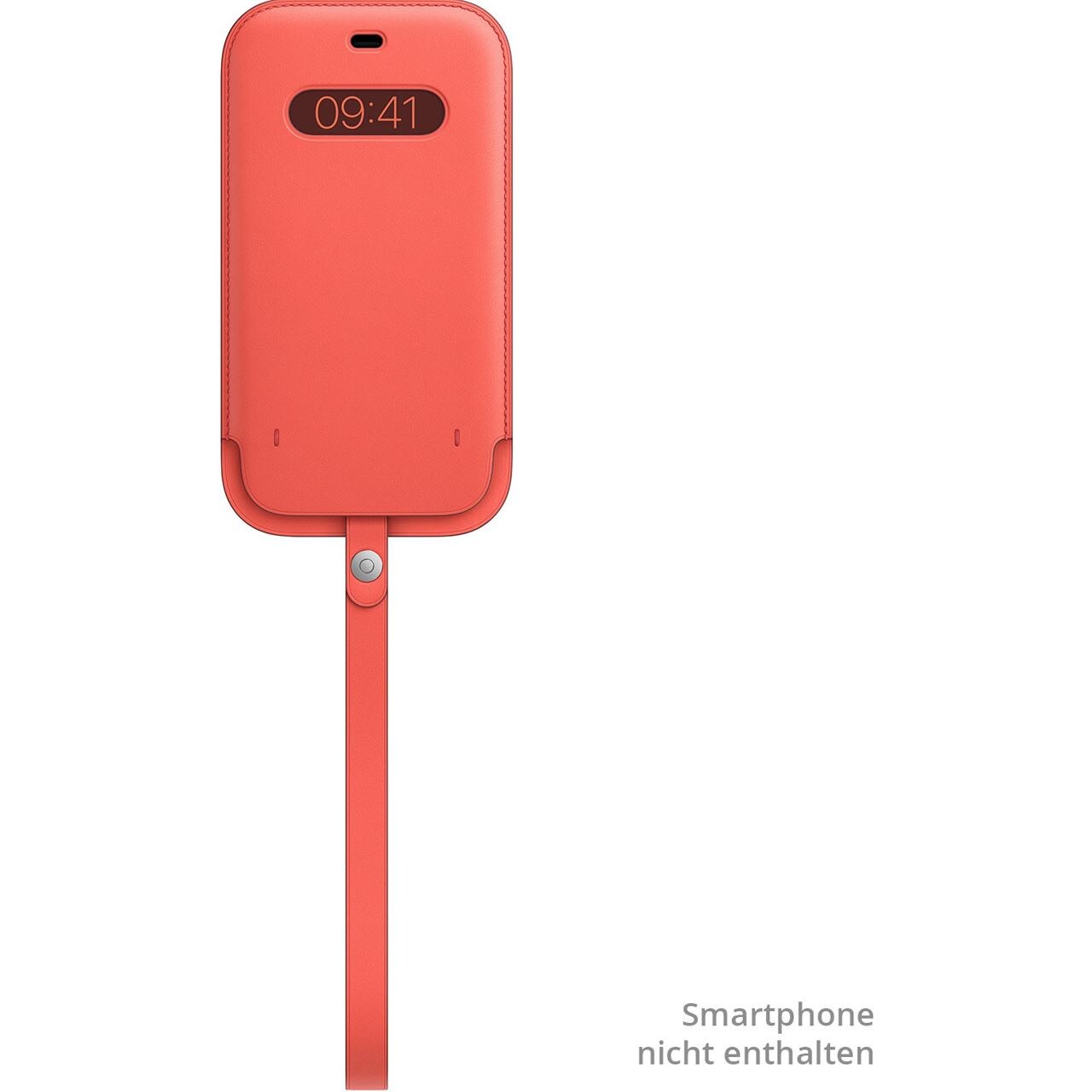 Apple Lederh&uuml;lle mit MagSafe (f&uuml;r iPhone 12 | 12 Pro) - Zitruspink - Bild 1