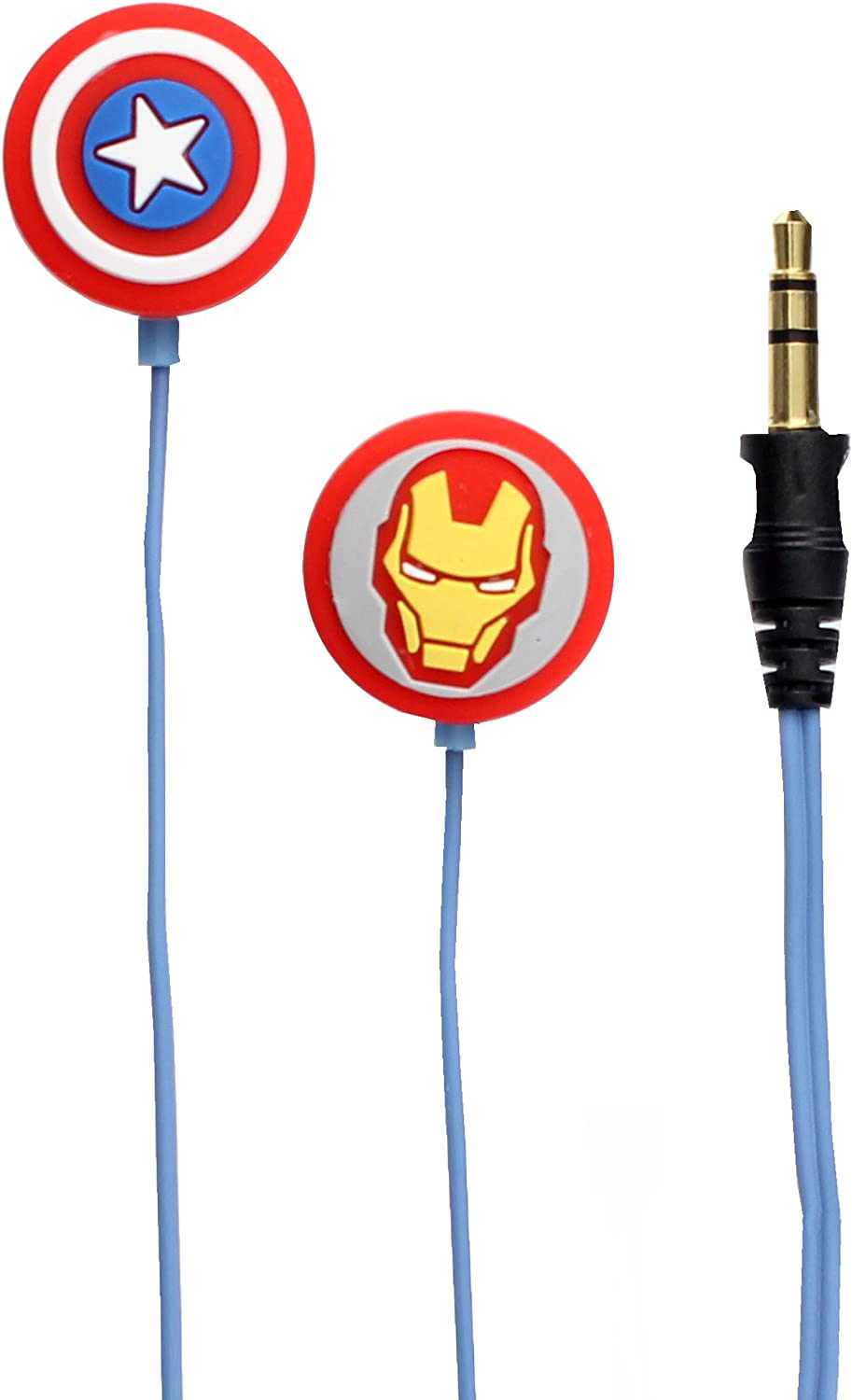 Marvel Avengers In-Ear Kopfh&ouml;rer 3.5mm f&uuml;r Kinder 85Db - Bild 1