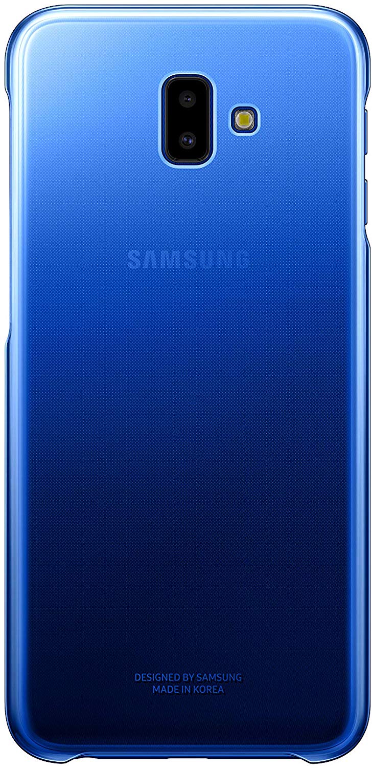 Original Samsung Galaxy J6+ - Gradation Cover EF-AJ610, Blue - Bild 1