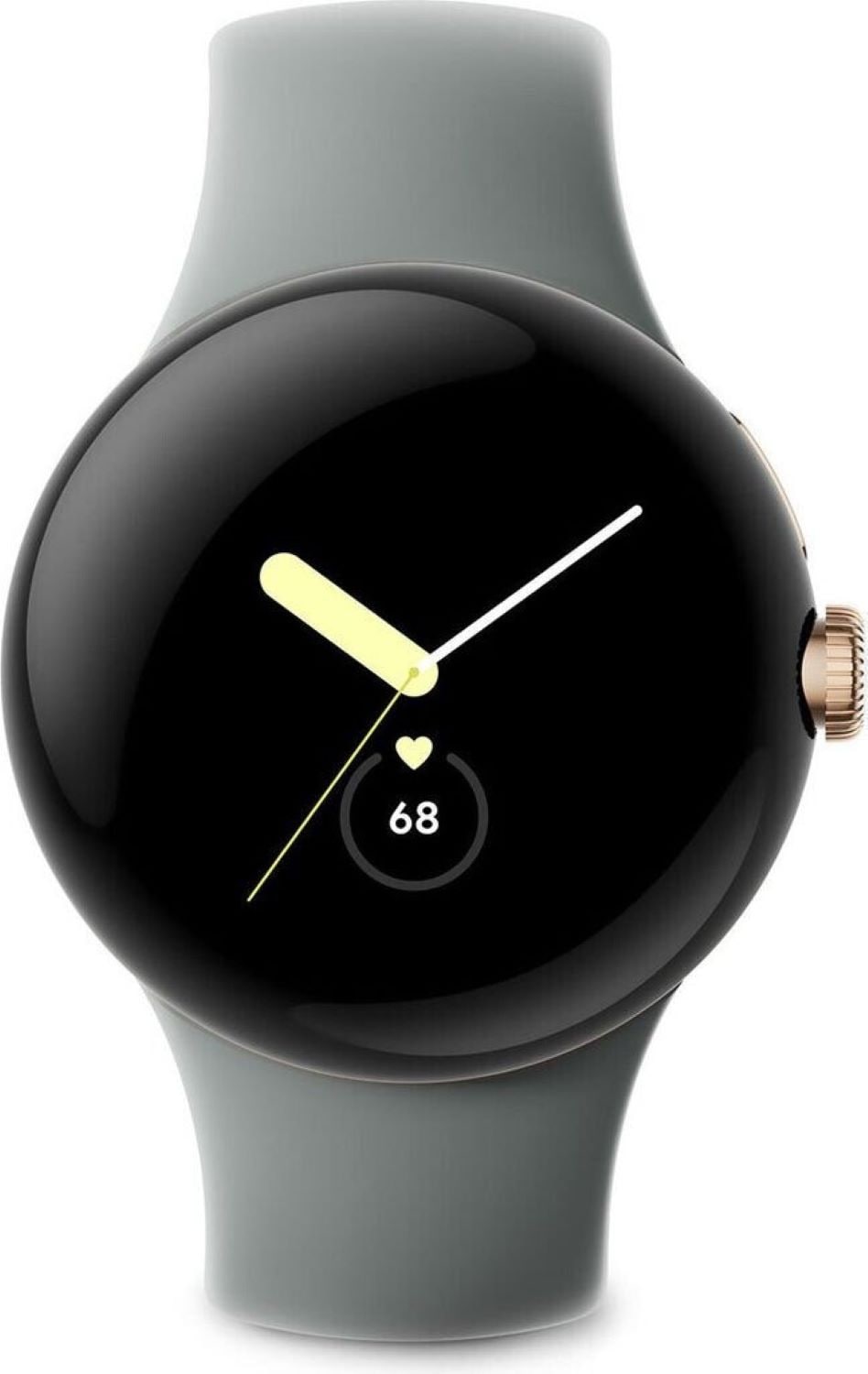 Google Pixel Watch LTE Champagne Gold Sportband Hazel - Bild 1