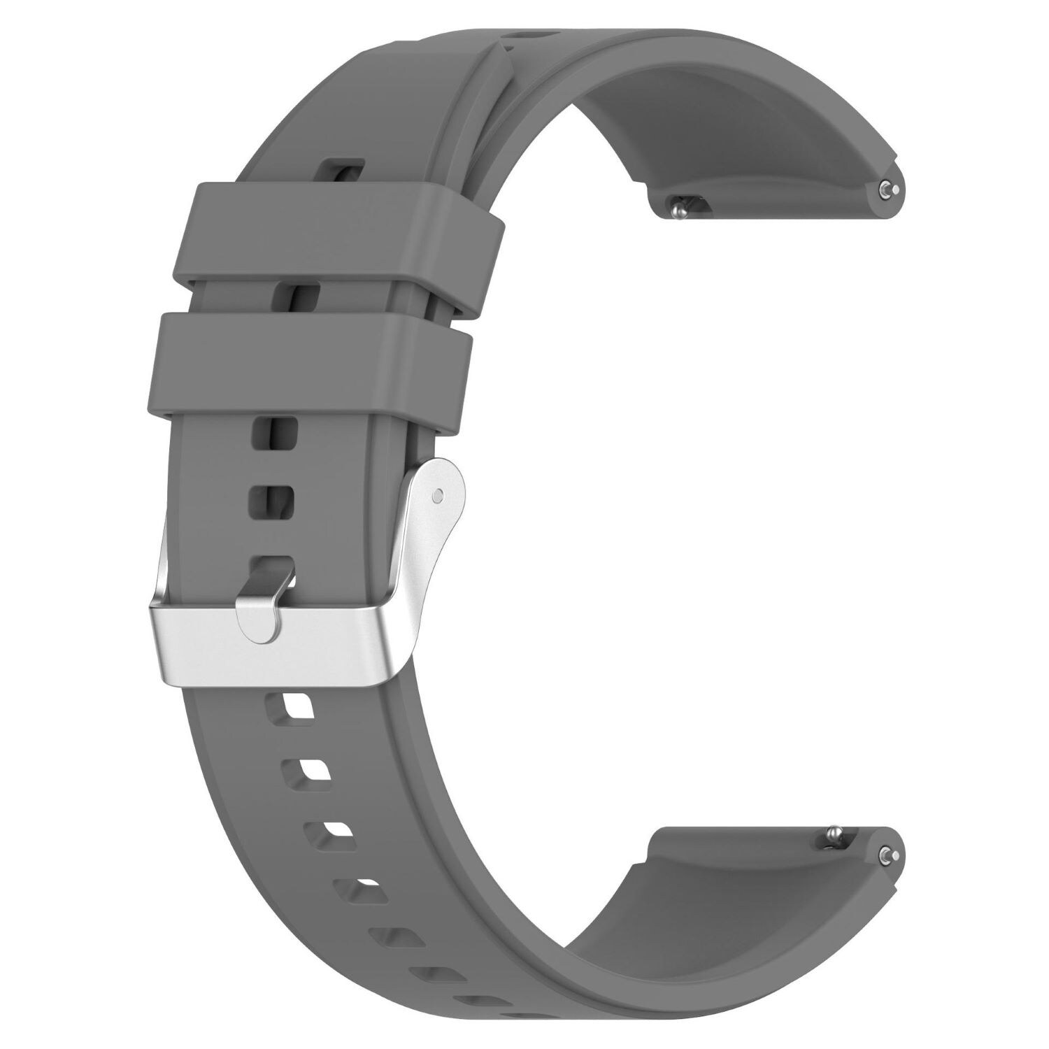 Silikonarmband passend f&uuml;r Huawei Watch 3/3Pro - Bulk - Gray - Bild 1