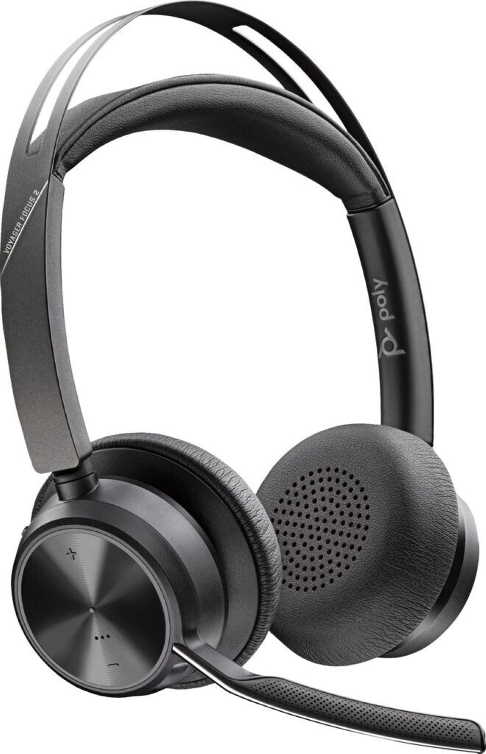 Plantronics Voyager Focus 2 UC (Poly) - Bluetooth Dual-Ear (Stereo) Headset mit Boom-Mikrofon - Bild 1