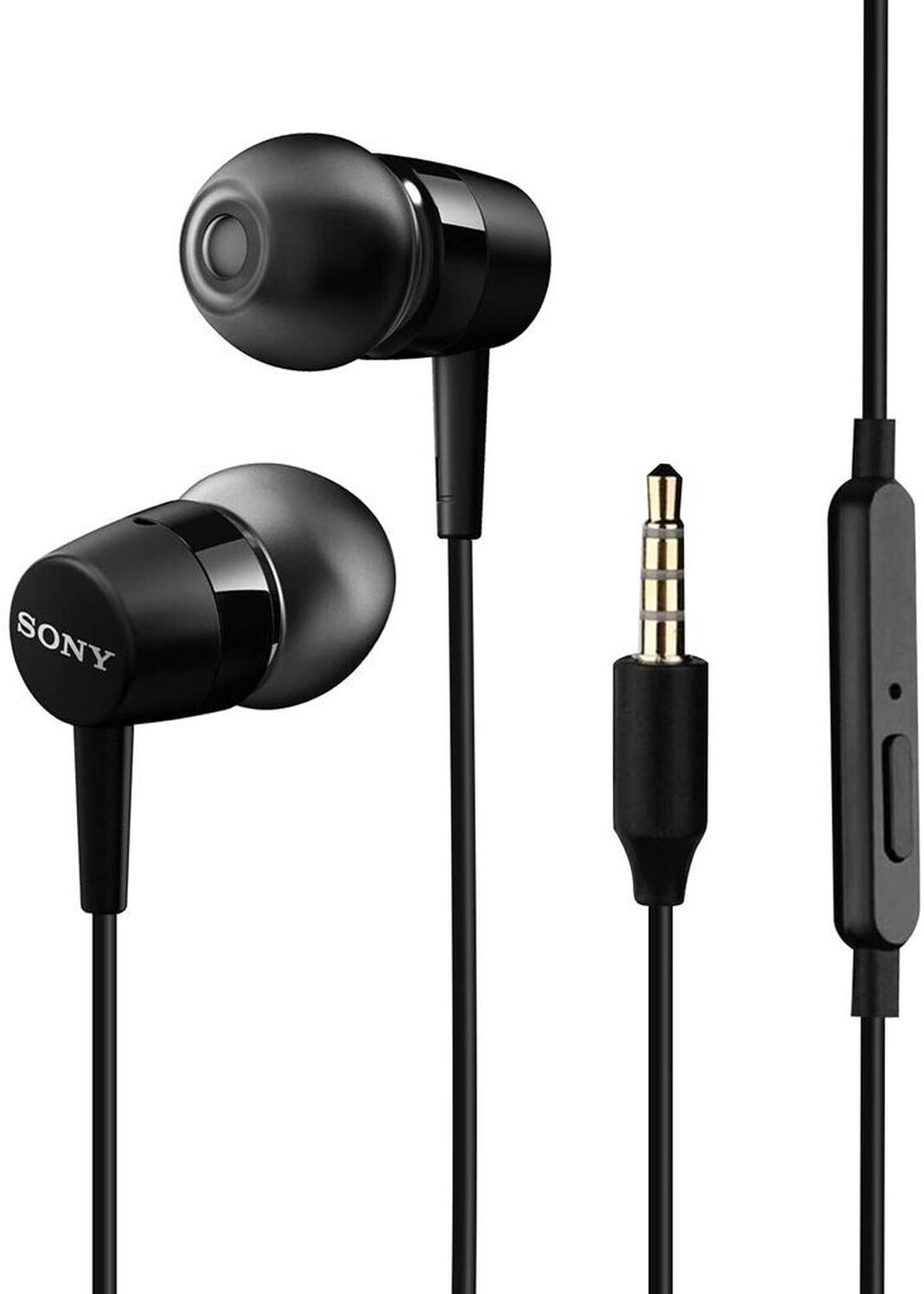 Sony In-Ear-Kopfh&ouml;rer MH750 kabelgebunden mit Mikrofon, 3,5mm Klinke - Bulk - Black - Bild 1