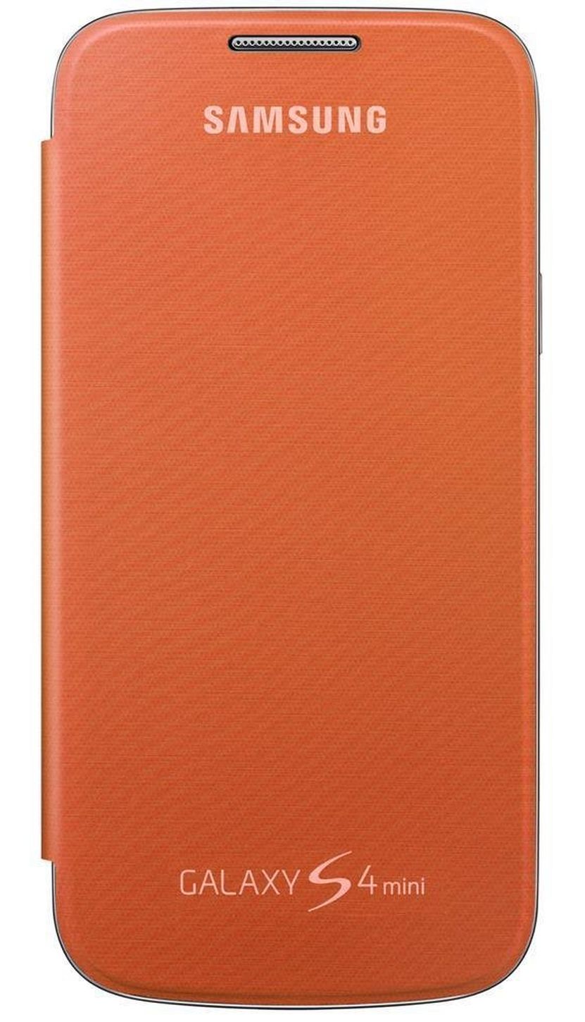 Original Samsung Galaxy S4 mini (GT-I9195) Flipcover orange - Bild 1