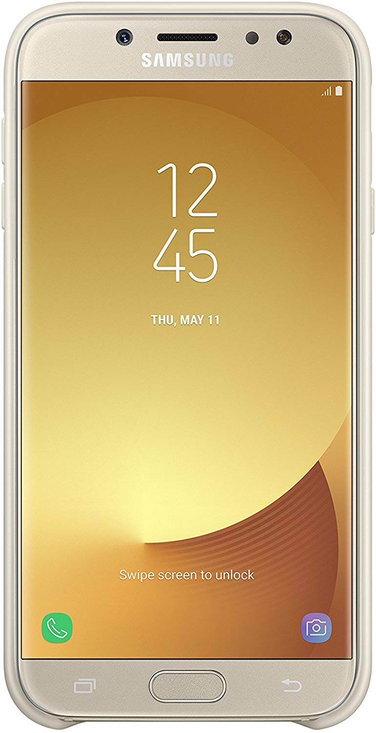 Samsung EF-PJ730 Dual Layer Schutzh&uuml;lle f&uuml;r Galaxy J7 (2017) gold - Bild 1