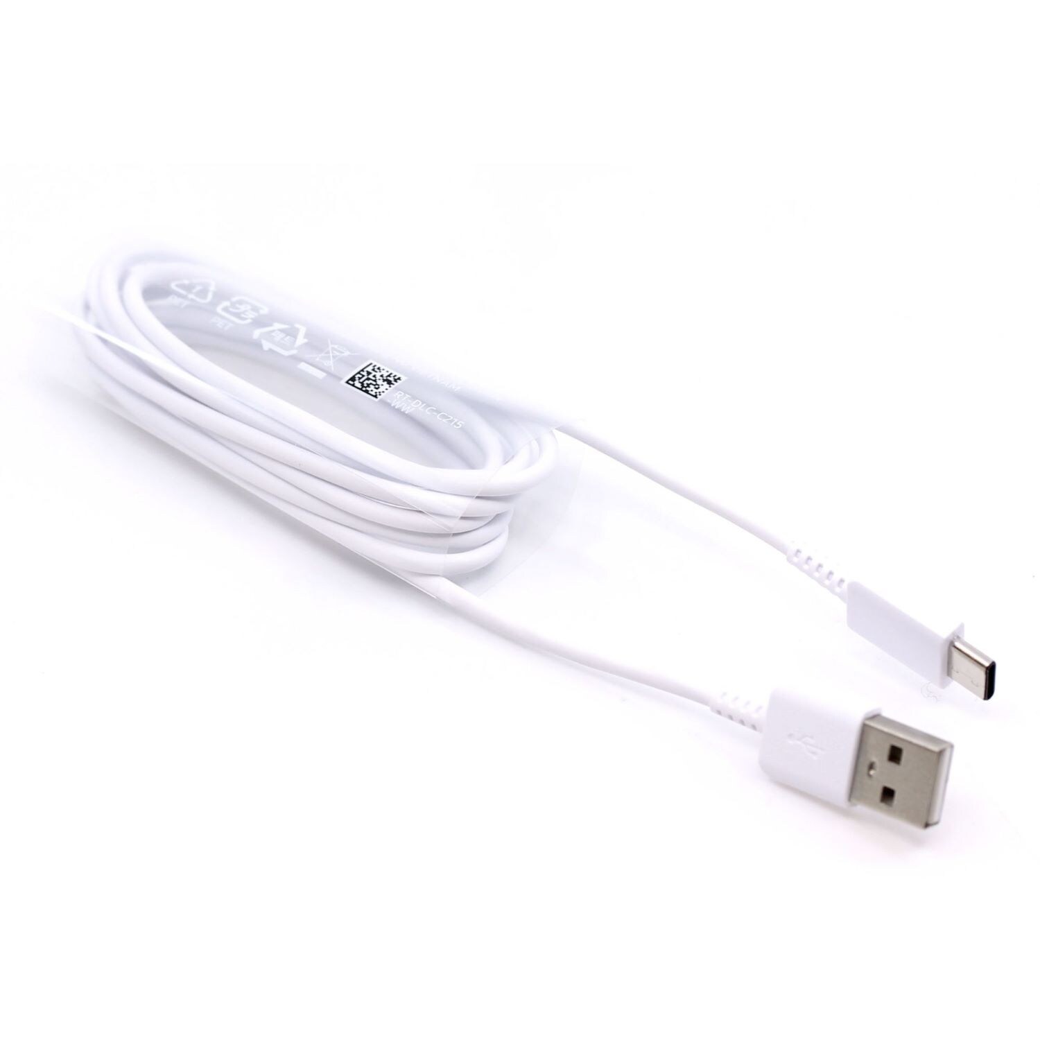 Samsung Datenkabel/Ladkabel C215 USB-C, 1,5m - Bulk - White - Bild 1