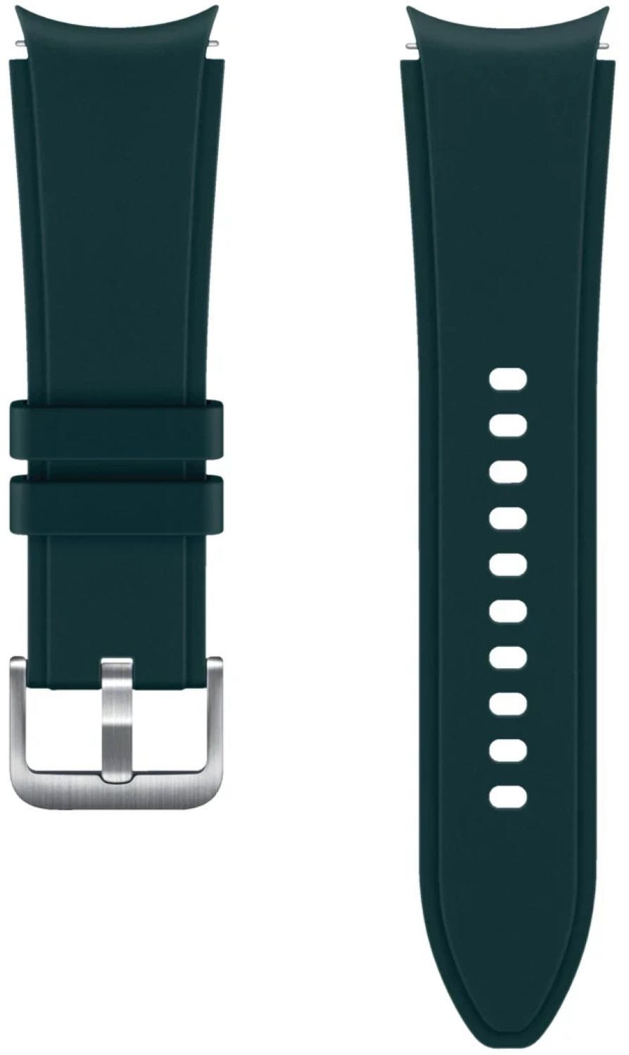 Silikonarmband (20mm) passend u.a. f&uuml;r Galaxy Watch 3/4/5/6 - Bulk - Green - Bild 1