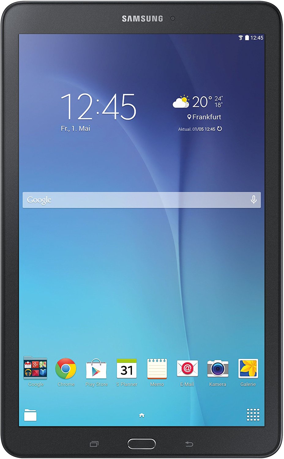 REFURBISHED &ndash; Samsung SM-T560 Galaxy Tab E 8GB WiFi Black - nur bis Android 4.4 - Wie Neu - Bild 1
