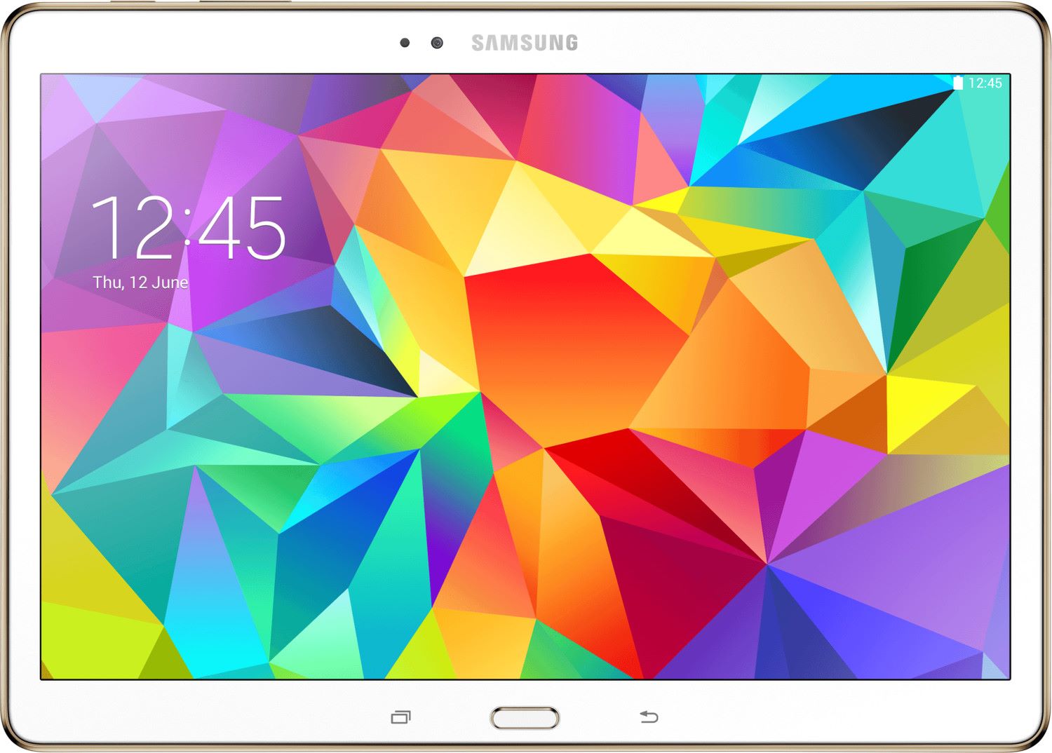 REFURBISHED &ndash; Samsung SM-T805 Galaxy Tab S 10.5 16GB LTE White - nur bis Android 4.4 - Wie Neu - Bild 1