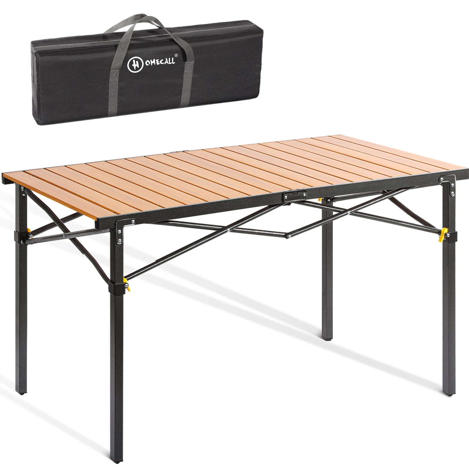HOMECALL Klapptisch Campingtisch Balkontisch Gartentisch, Alumininum, bis 100kg, für 2-6 Personen