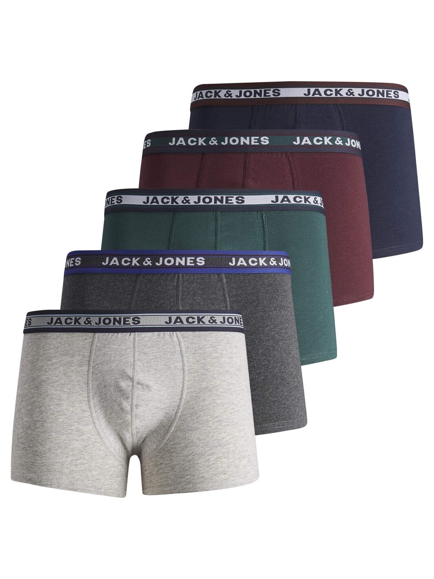 Jack & Jones Trunk Unterhosen Trunks 5 Pack Unterhosen Shorts JACOLIVER - Bild 1