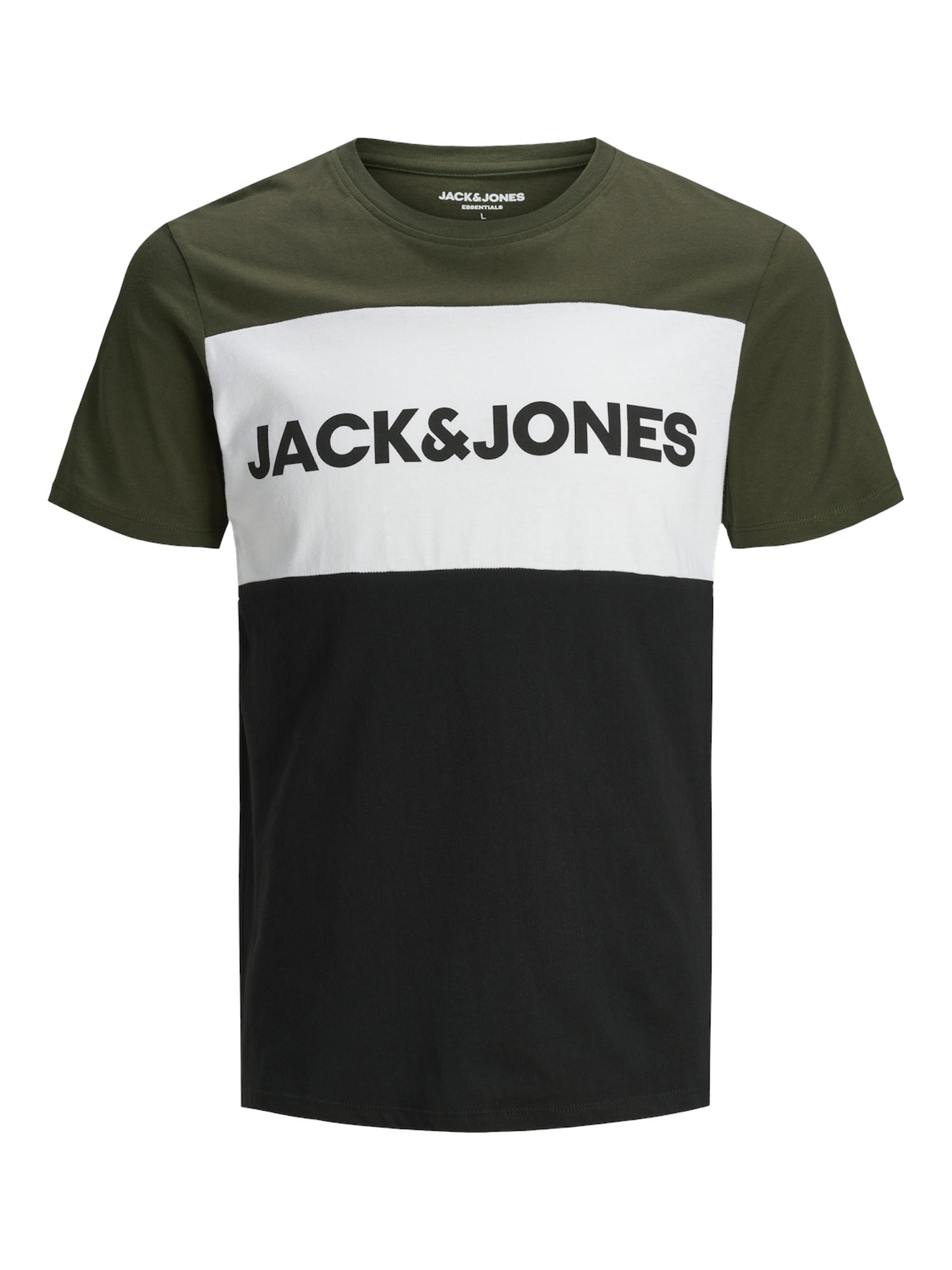 Jack & Jones T-Shirt T-Shirt Rundhals JJELOGO BLOCKING TEE - Bild 1